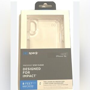 speck Presidio Clear Protective Case for iPhone XS